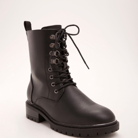 torrid Shoes - New torrid Wide Width Metal Heel Combat Boots sz12